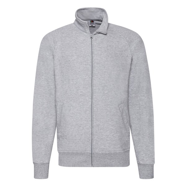 Felpa con zip lunga